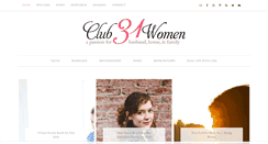 Desktop Screenshot of club31women.com